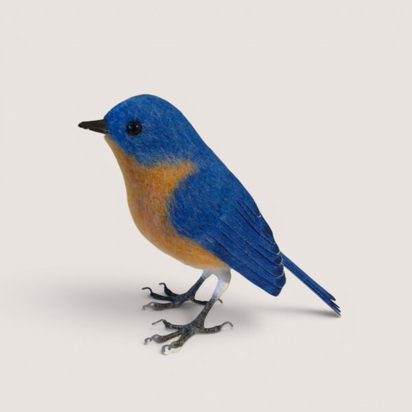 Made to Order 11 Needle-felted Eastern Bluebird by Grey Wren Studio