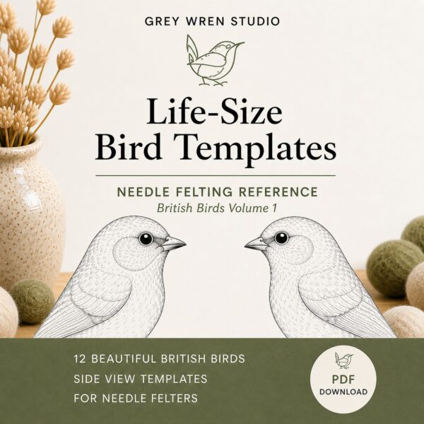 Made to Order 41 Life-Size Bird Templates British Birds Volume 1 printable PDF cover
