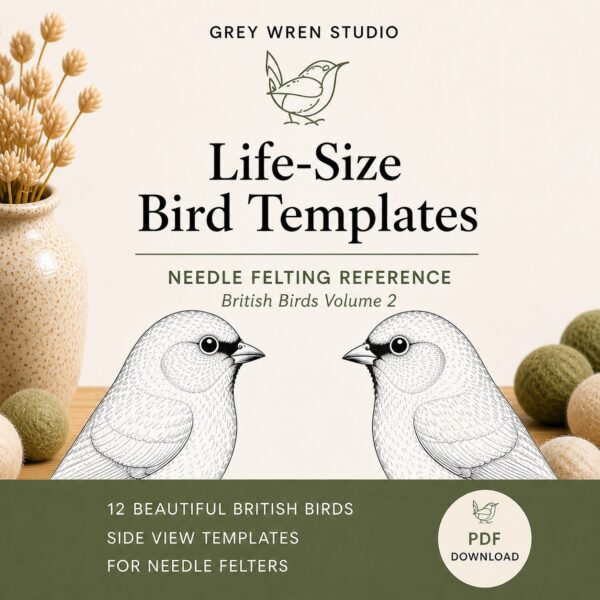 Made to Order 40 Life-Size Bird Templates British Birds Volume 2 printable PDF cover